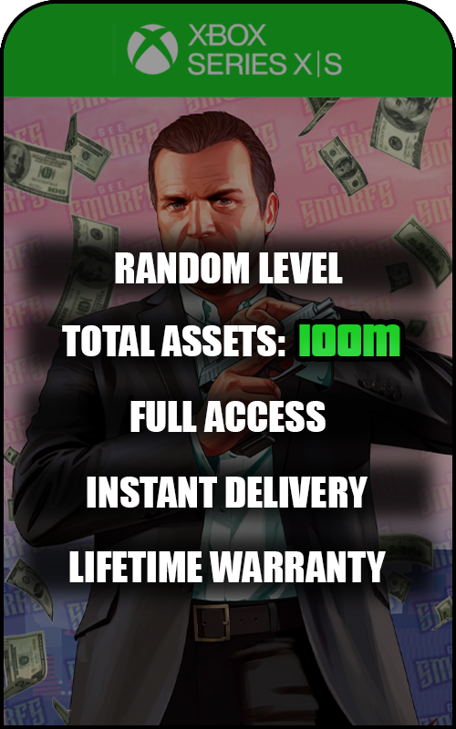 Xbox Series X/S GTA V Modded 100M+ Cash Account