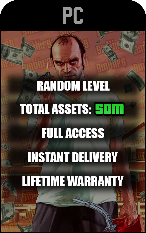 PC GTA V Modded 50 Million+ Cash Account
