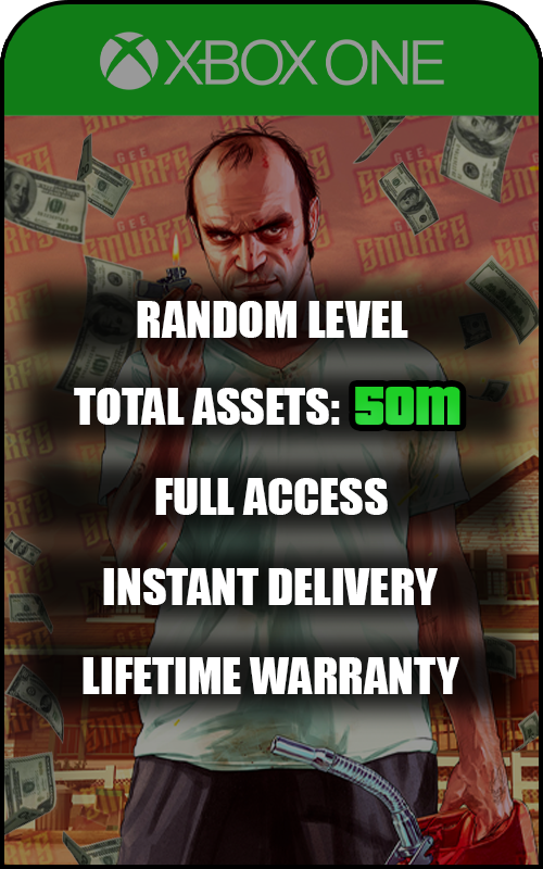 Xbox One GTA V Modded 50M+ Cash Account