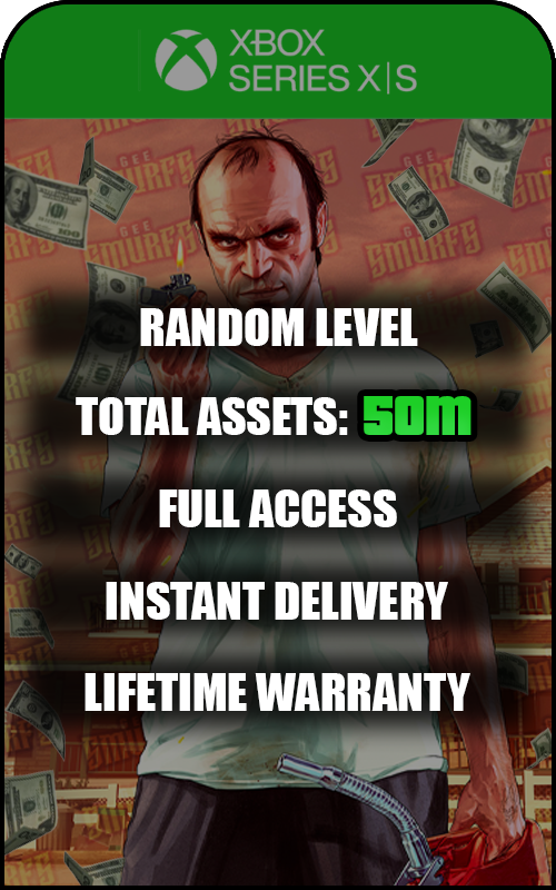 Xbox Series X/S GTA V Modded 50M+ Cash Account