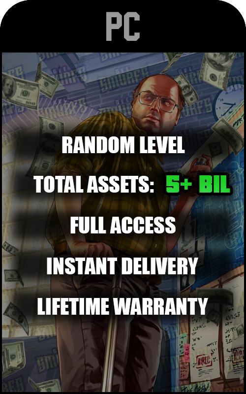 PC GTA V Modded 5 Billion+ Cash Account
