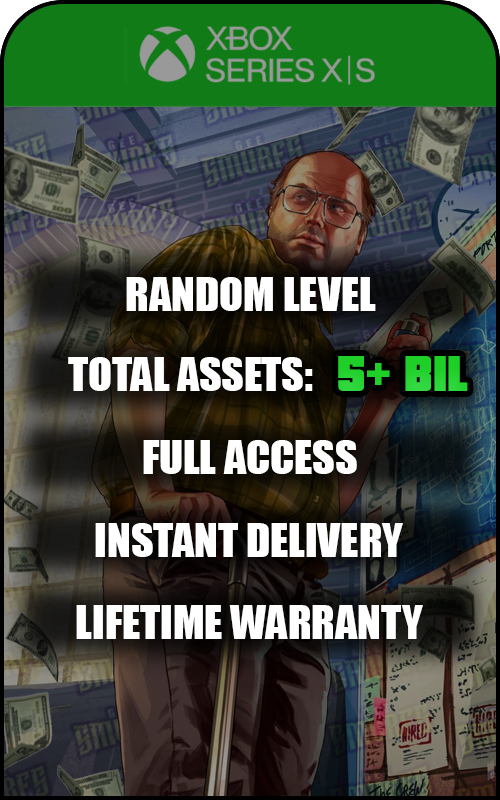 Xbox Series X/S GTA V 5 Billion+ Cash Account